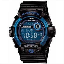 New casio g-shock mens blue digital with 31 time zones automatic watch g8900a-1