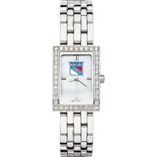 New York Rangers NHL Womens Allure Stainless Steel Watch ...