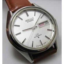 Nice & Rare Vintage Seiko Lm 5606-7191 Gs Style Automatic Kanji Hacks Gents.