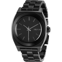 Nixon Ceramic Time Teller Watch Black, One Size