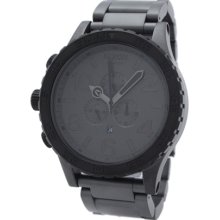Nixon Men's 51-30 A0831062-00 Black Stainless-Steel Quartz Watch with Grey Dial
