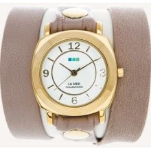 Nude Gold Odyssey Wrap Watch by La Mer