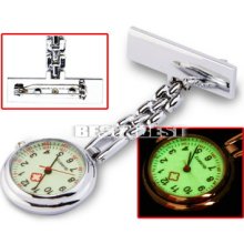 Nurse Doctor Brooch Pocket Pendant Quartz Watch