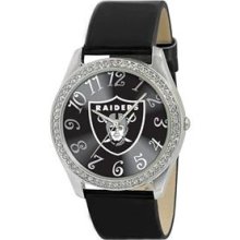 Oakland Raiders Ladies Glitz Watch