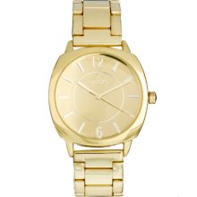 Oasis Ladies Gold Coloured Bracelet Watch With Gold Dial Rrp Â£35