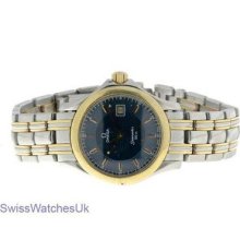 Omega Seamaster Steel & Gold Blue Dial Gents Watch