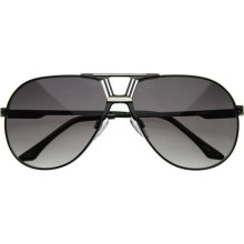 Optical Quality Avant-Garde Design Metal Aviator Sunglasses ...