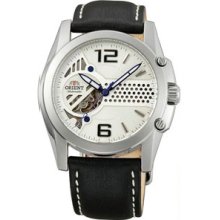 Orient Enduro Cdb02003s Men's Leather Strap Semi Skeleton Automatic Watch