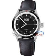 Oris 73576624154ls Watch Artix Mens Black Dial Automatic Movement 735-7662