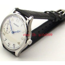 Parnis 44mm White Dial Special9 Hand Winding Watch 6497 E953