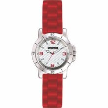 Pedre La Playa Unisex Sport Watch With Red Rubber Strap