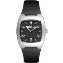 Pedre Men`s Voyager Watch W/ Matte Silver Finish & Black Dial