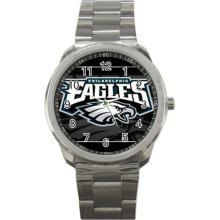 PHILADELPHIA EAGLES NFL New Men Sport Metal Watch RARE! Hot Item! Buy Now!!!