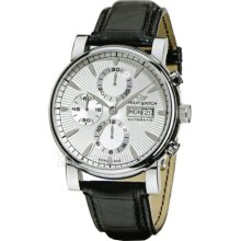 Philip Men's Wales Chronograph Watch R8241693015 With Automatic Movement, White Dial And Stainless Steel Case