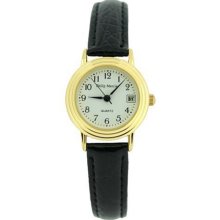 Philip Mercier Ladies White Dial Easy Read Strap Watch - Sml01/A