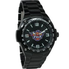 Phoenix Sun wrist watch : Phoenix Suns Stainless Steel Warrior Watch - Black