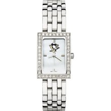 Pittsburgh Penguins Ladies Allure Watch Stainless Bracelet Strap