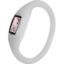 Pixel Moda Ultra Light Digital Unisex Watch Lucent White