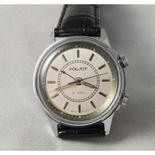Poljot Alarm -18j Ussr Russian Soviet Men's Wrist Watch