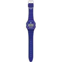 Premiership Football Children's Quartz Stop Watch With Lcd Dial Digital Display And Blue Plastic Or Pu Strap Ga3726