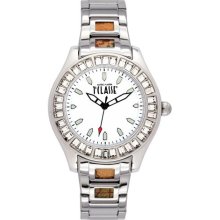 Prima Classe Women's PCD 943S/BM Round Stainless Steel White Dial ...