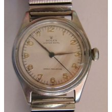 Quality Vintage Rolex Oyster Royal Gentleman's Wristwatch Stainless Steel C1955