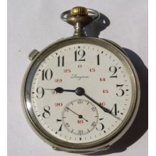 Rare Antique Longines Railroad Approved Pocket Watch C1900's