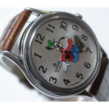 Rare Seiko Goofy Backwards Running Silver Watch - Mint