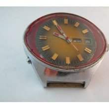 Rare soviet watch Chaika. Vintage mens wrist watch automatic winding Ussr 1980-s