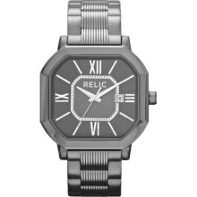 Relic By Fossil Men's Auburn Ion Gunmetal Stainless Steel Watch