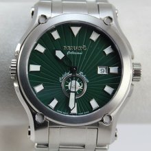 Renato Men's Calibre Robusto Watch, Swiss Ronda 1019, Green, Hand Made Prod