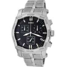 Roberto Bianci 9092Dia Blk Men'S 9092Dia Blk Quot Prestigio-Diamond Quot Chronograph Watch