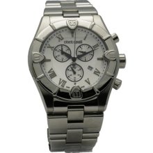 Roberto Cavalli Women's Stainless Steel Analog Date Swiss Made Watch R7253116545