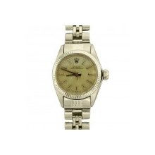 Rolex 14k Yellow Gold Oyster Perpetual 6719 Ladies Watch