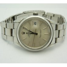 Rolex 15000 Oyster Perpetual Date Stainless Steel Automatic Unisex Watch