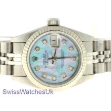 Rolex Datejust Ladies Steel Diamond Watch Shipped From London,uk, Contact Us