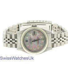 Rolex Datejust Steel Diamond Watch Automatic Ship From London,uk, Contact Us