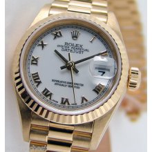 Rolex Lady President 26mm White Roman 79178 Watchchest
