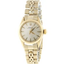 Rolex Oyster Perpetual 14kt Yellow Gold Swiss Automatic Ladies Watch No Date