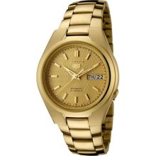 Seiko 5 Gold Stainless Steel Men's Watch SNK610