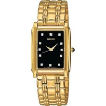 Seiko Gold-Tone Diamond Ladies Watch SFWX34