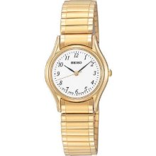 Seiko Gold-Tone Expansion Ladies Watch SXGN34