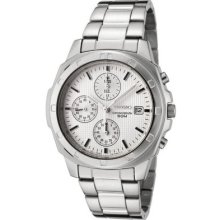 Seiko Menâ€™s Watch Sndb33 Stainless Steel Chronograph Silver Tone Sm120