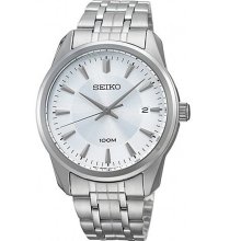 Seiko Quartz White Dial Mens Watch SGEG01P1 SGEG01P SGEG01