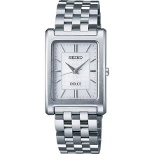 Seiko Sadq011 Dolce & Exceline Solar White Men's Watch