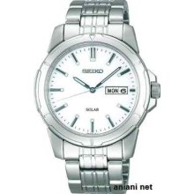 Seiko Spirit Solar White Sbpx019 Men's Watch
