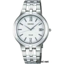 Seiko Spirit Solar White Sbpx013 Men's Watch