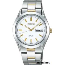 Seiko Spirit Solar White Sbpx011 Men's Watch