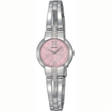 Seiko Swarovski® Accented Stainless Steel Women's watch #SUJG41
