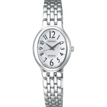 Seiko Swcq019 Dolce & Exceline Solar White Ladies Watch